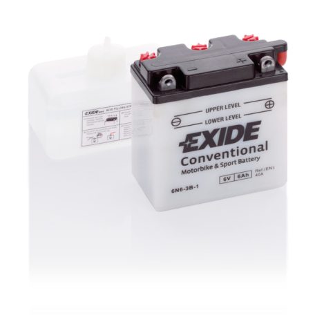 EXIDE 6N6-3B-1 6v 6ah 40A jobb savas motor akkumulátor