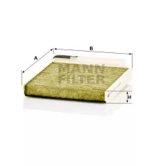 Mann-Filter FP1829 Antibakteriális Pollenszűrő