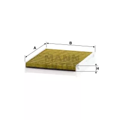 Mann-Filter FP2026 Antibakteriális Pollenszűrő
