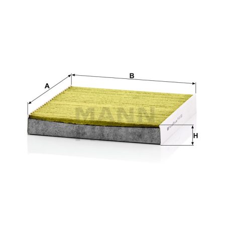 Mann-Filter FP21003 Antibakteriális Pollenszűrő