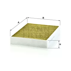 Mann-Filter FP25001 Antibakteriális Pollenszűrő