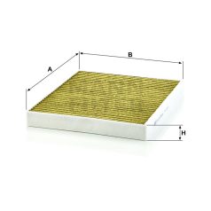 Mann-Filter FP2757 Antibakteriális Pollenszűrő