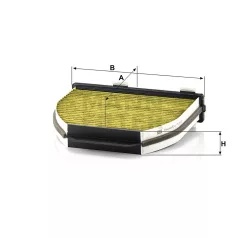 Mann-Filter FP29005 Antibakteriális Pollenszűrő