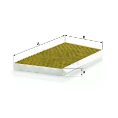 Mann-Filter FP3461 Antibakteriális Pollenszűrő