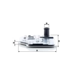 Mann-Filter H27001 Automata váltó Olajszűrő