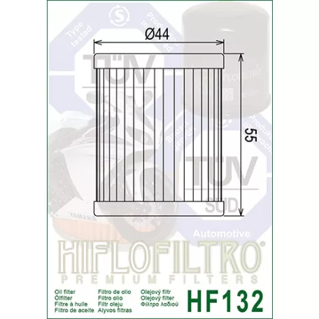 Hiflofiltro HF132 olajszűrő