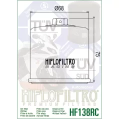 Hiflofiltro HF138RC olajszűrő