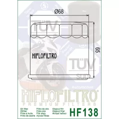 Hiflofiltro HF138 olajszűrő