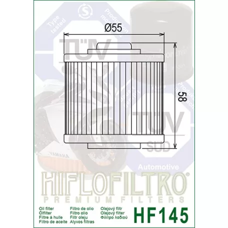 Hiflofiltro HF145 olajszűrő