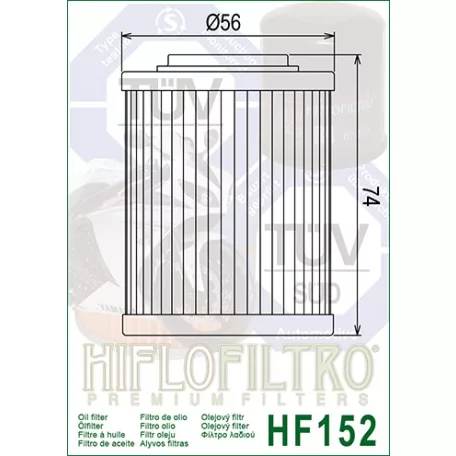 Hiflofiltro HF152 olajszűrő