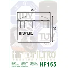 Hiflofiltro HF165 olajszűrő