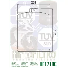 Hiflofiltro HF171CRC olajszűrő
