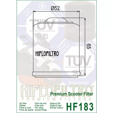 Hiflofiltro HF183 olajszűrő