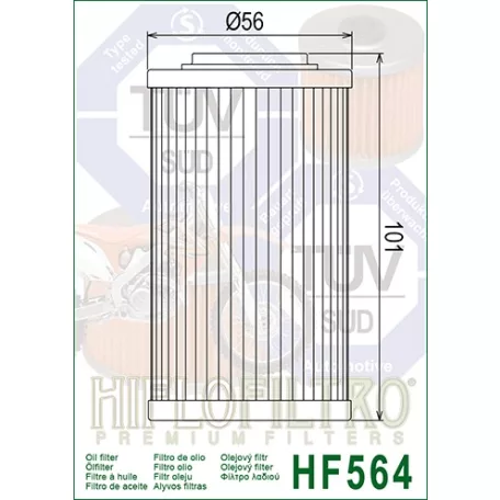 Hiflofiltro HF564 olajszűrő