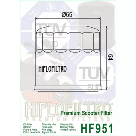 Hiflofiltro HF951 olajszűrő