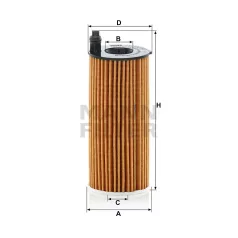 Mann-Filter HU6014/1Z Olajszűrő