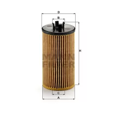 Mann-Filter HU612/2X Olajszűrő