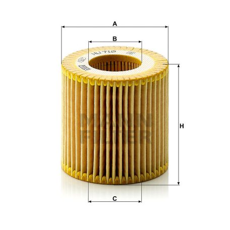Mann-Filter HU710X Olajszűrő