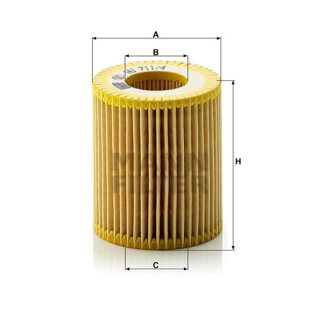 Mann-Filter HU 711/4x Olajszűrő