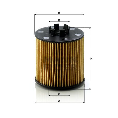 Mann-Filter HU712/6X Olajszűrő