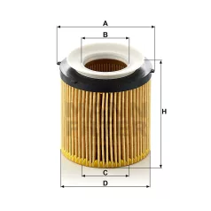 Mann-Filter HU8002XKIT Olajszűrő