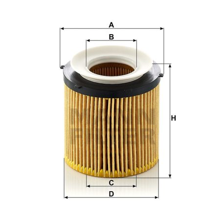 Mann-Filter HU8002XKIT Olajszűrő