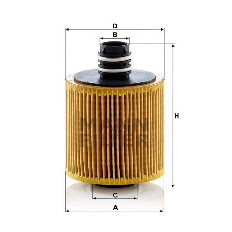 Mann-Filter HU8006Z Olajszűrő