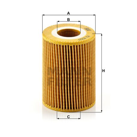 Mann-Filter HU820/1Y Olajszűrő