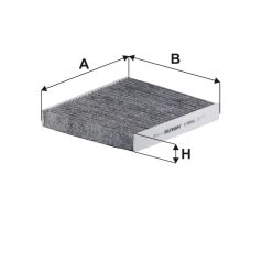 Filtron K 1060A (K1060A) aktívszenes pollenszűrő