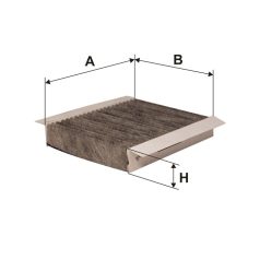 Filtron K 1105A-2X (K1105A-2X) aktívszenes pollenszűrő