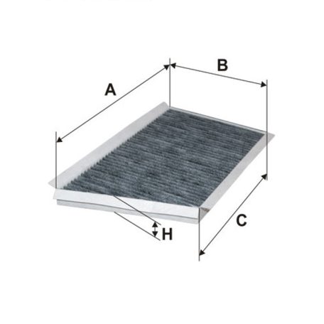 Filtron K 1106A (K1106A) aktívszenes pollenszűrő