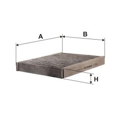 Filtron K 1110A (K1110A) aktívszenes pollenszűrő