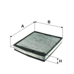 Filtron K 1126A (K1126A) aktívszenes pollenszűrő