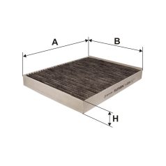 Filtron K 1155A (K1155A) aktívszenes pollenszűrő