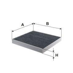 Filtron K 1161A (K1161A) aktívszenes pollenszűrő