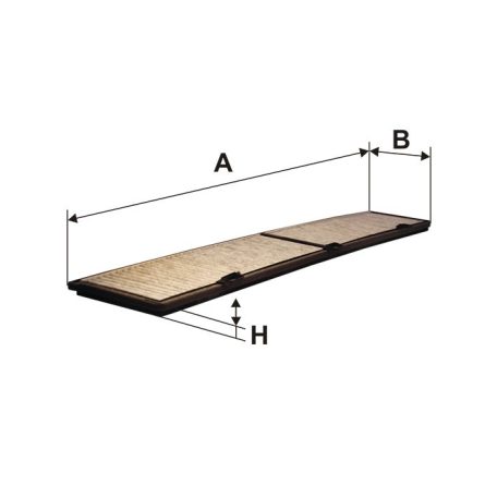 Filtron K 1169A (K1169A) aktívszenes pollenszűrő