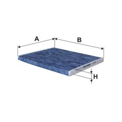 Filtron K 1172A (K1172A) aktívszenes pollenszűrő