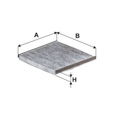 Filtron K 1183A (K1183A) aktívszenes pollenszűrő