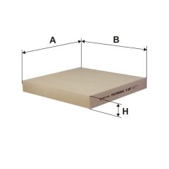 Filtron K 1187 (K1187) pollenszűrő