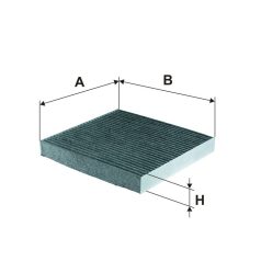Filtron K 1187A (K1187A) aktívszenes pollenszűrő