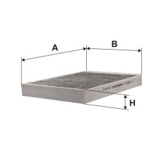 Filtron K 1201A-2X (K1201A-2X) aktívszenes pollenszűrő