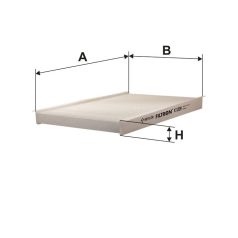 Filtron K 1209 (K1209) pollenszűrő