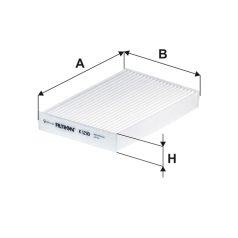 Filtron K 1230 (K1230) pollenszűrő