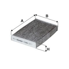 Filtron K 1230A (K1230A) aktívszenes pollenszűrő