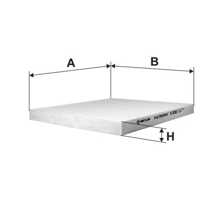 Filtron K 1232 (K1232) pollenszűrő