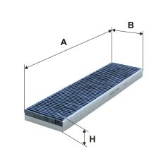 Filtron K 1239A (K1239A) aktívszenes pollenszűrő