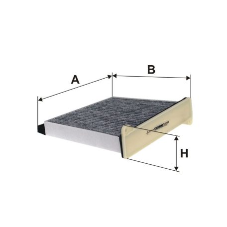 Filtron K 1240A (K1240A) aktívszenes pollenszűrő