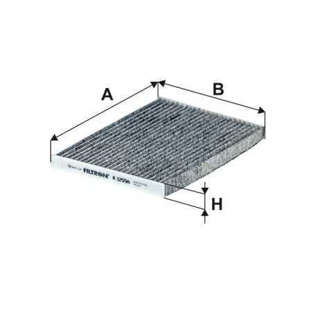 Filtron K 1255A (K1255A) aktívszenes pollenszűrő