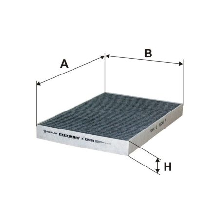 Filtron K 1259A (K1259A) aktívszenes pollenszűrő