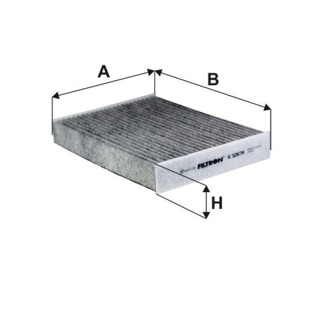 Filtron K 1267A (K1267A) aktívszenes pollenszűrő